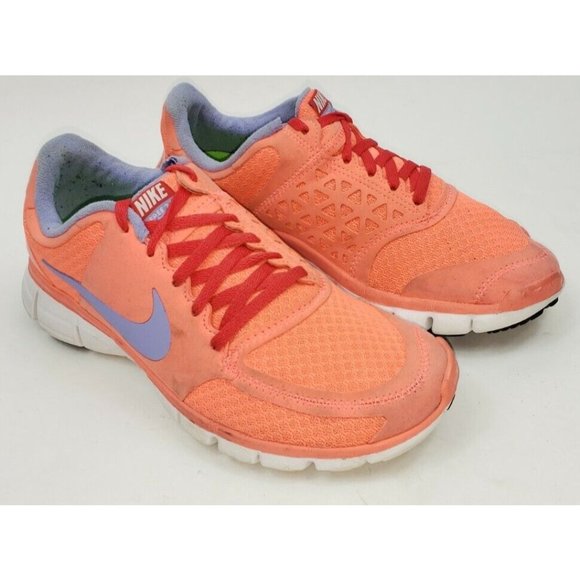Nike Free 7.0 V2 Orange Low Top Lace Up Running Shoes Womens Size 7.5 - Picture 1 of 7
